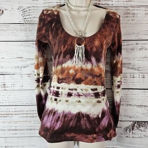 Sky fall & suede top (FINAL PRICE)